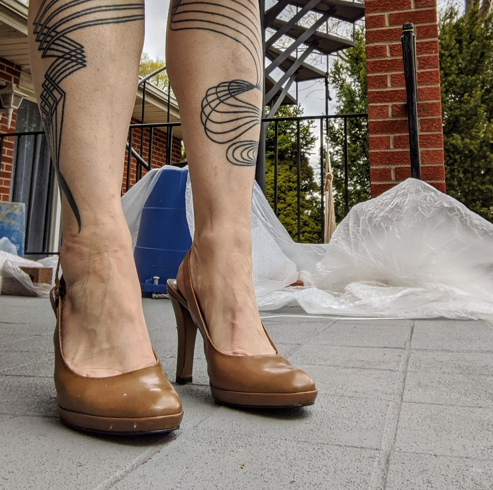 Nine West platform pumps 8